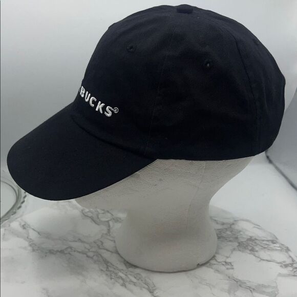 STARBUCKS Black Cotton Baseball Cap Hat-OS - Picture 3 of 8